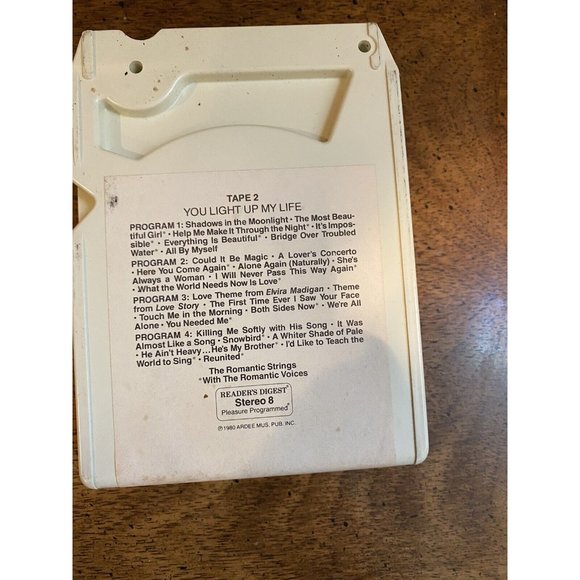 Vintage You Light Up My Life 8-Track Tape 1-3 1980. Pre-owned - Picture 4 of 5